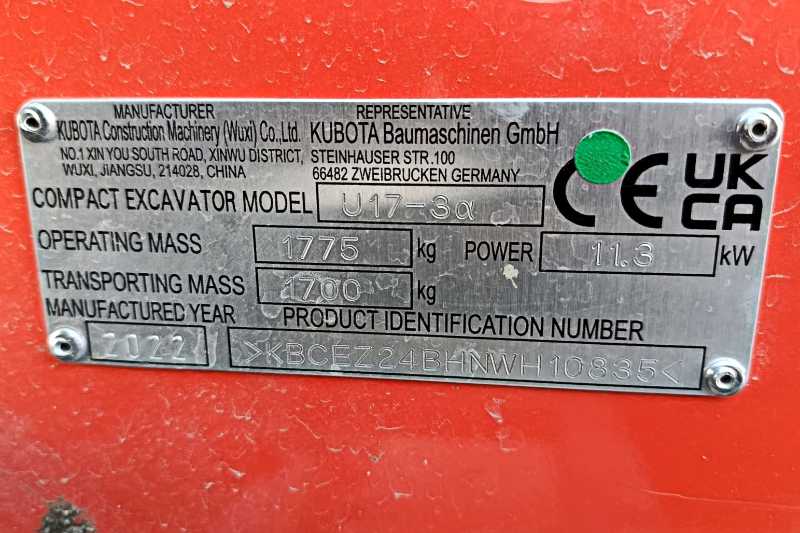 OmecoHub - Immagine KUBOTA U17-3a